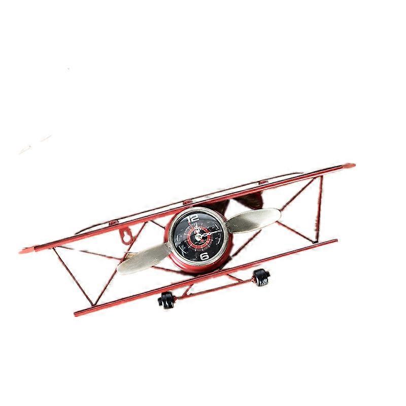 Iron Aircraft Wall Clock Creative Simple Clock Digital Clock Dekor Silent Clock