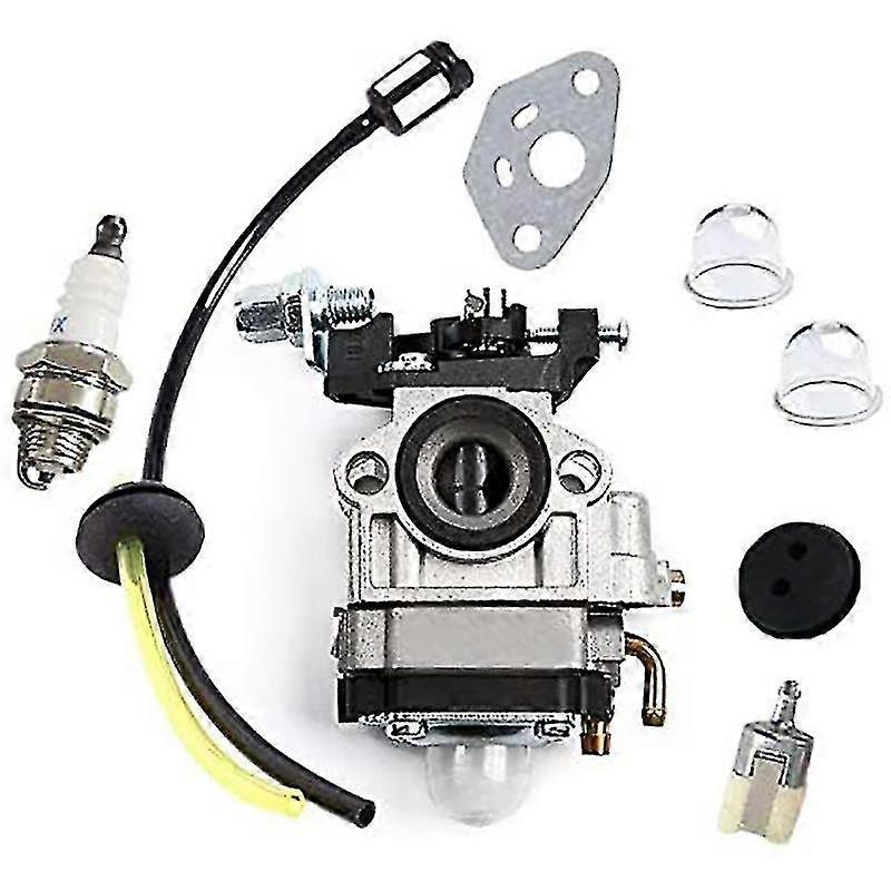 Carburetor Compatible with- Th23 Th26 Th34 23cc 25cc 26cc 33cc 35cc Spark Plug Kit Replace