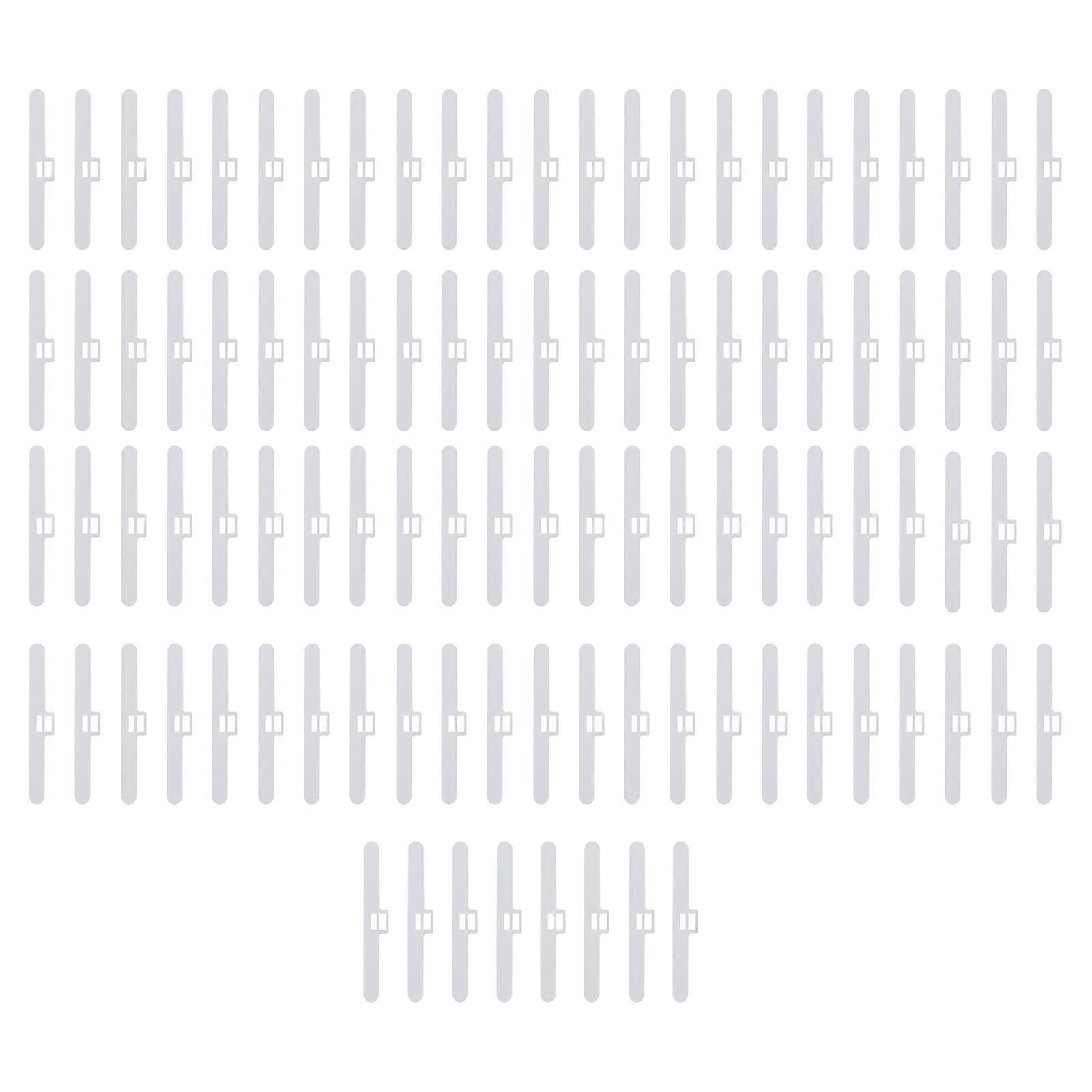 100pcs Vertical Blind Accessories Blinds Replacement Spares for Home (White)