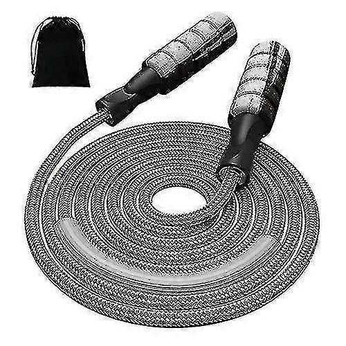 Springseil Baumwolle Adjustable Skipping Weighted Jumprope für Frauen