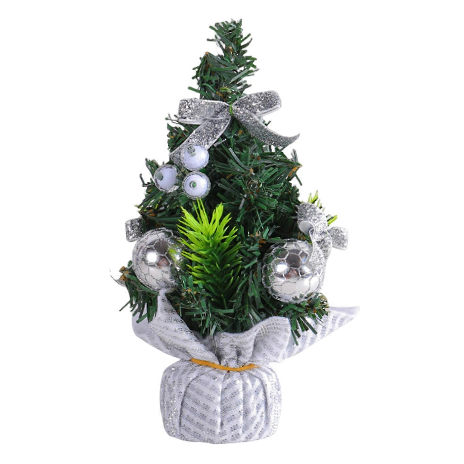 Mini Christmas Tree Exquisite Workmanship Desktop Christmas Tree for Home Office Festive Desk