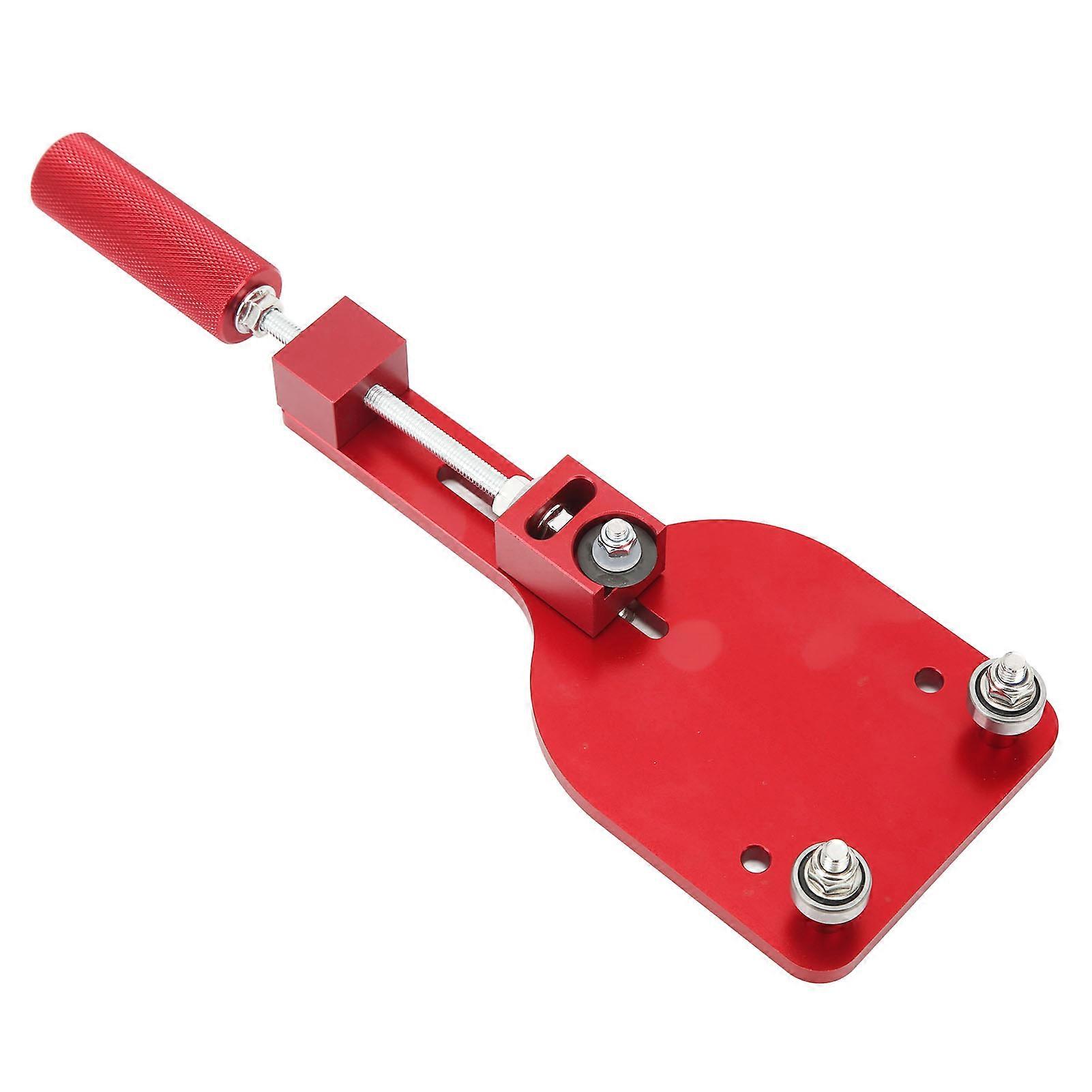 Oil Filter Cutter Zinc Alloy High Efficiency 77750 Easy To Operate for 23/8in to 5in Filter Cutting Range Red