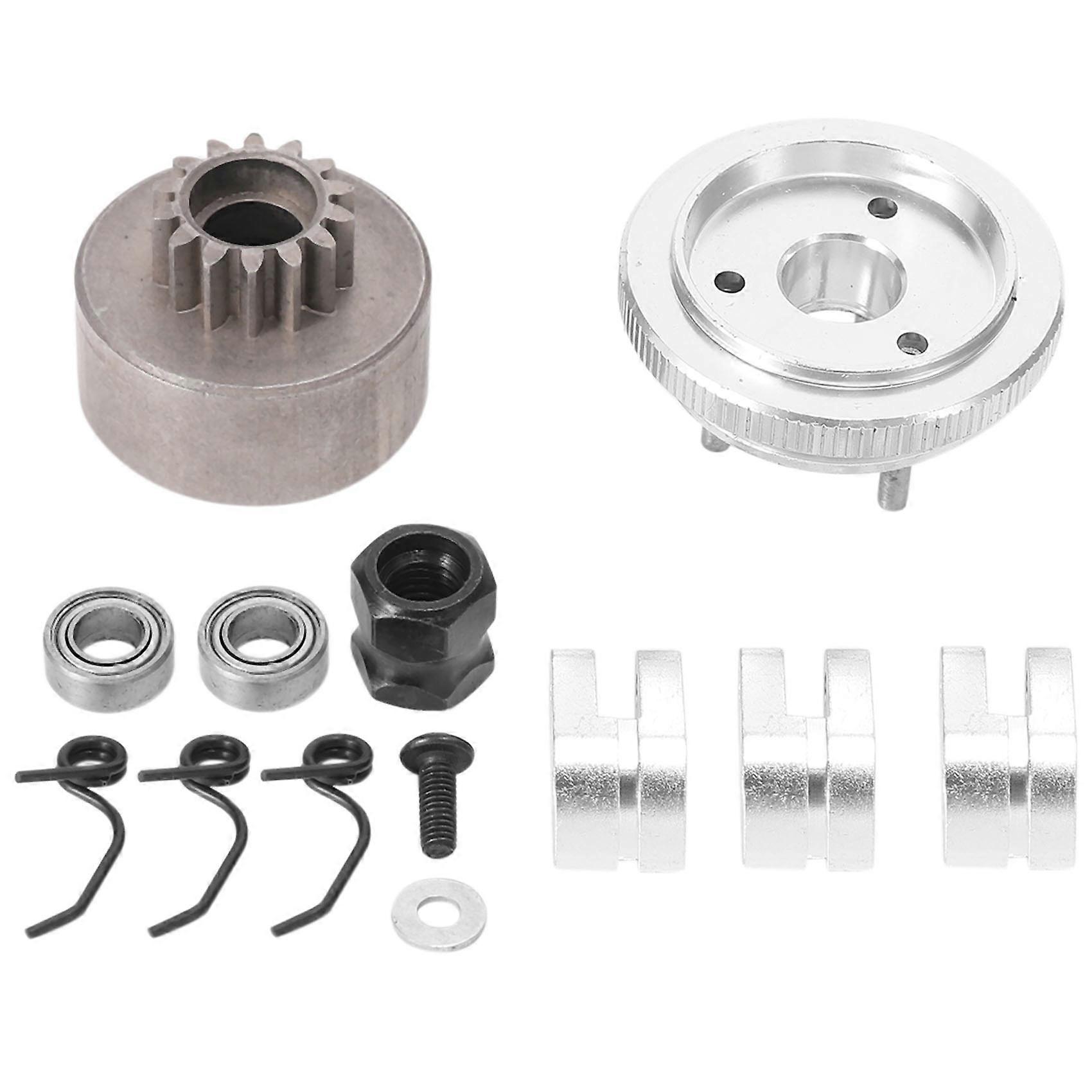 RC Clutch 14T Gear Bearing Clutch Shoes Springs Cone&Engine Nut Flywheel Assembly for 1/8 RC Model