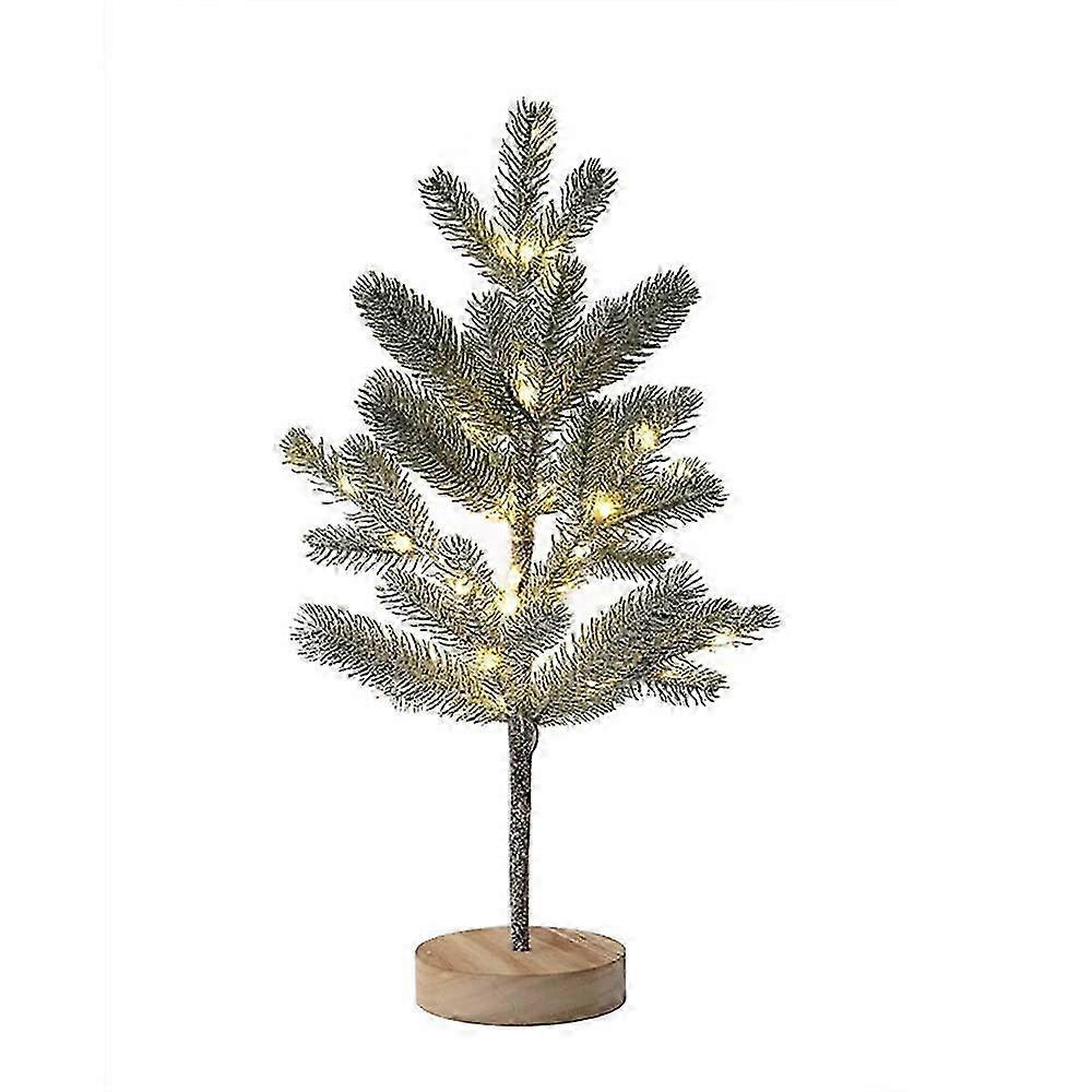 Tree With 50leds, 55cm H Warm Tabletop Tree , Aa Not Included Up T For Home