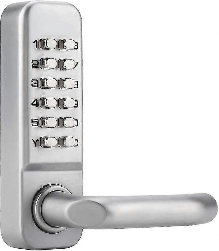 Waterproof Mechanical Code Lock, 1-11 Digit Code Combination Security Password Coded Lock Keyless Mechanical Combination Door Lock For Wooden Office D