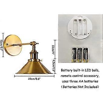 FTL 2 Pièces Applique Murale Sans Fil, 5000MAh RGB Applique