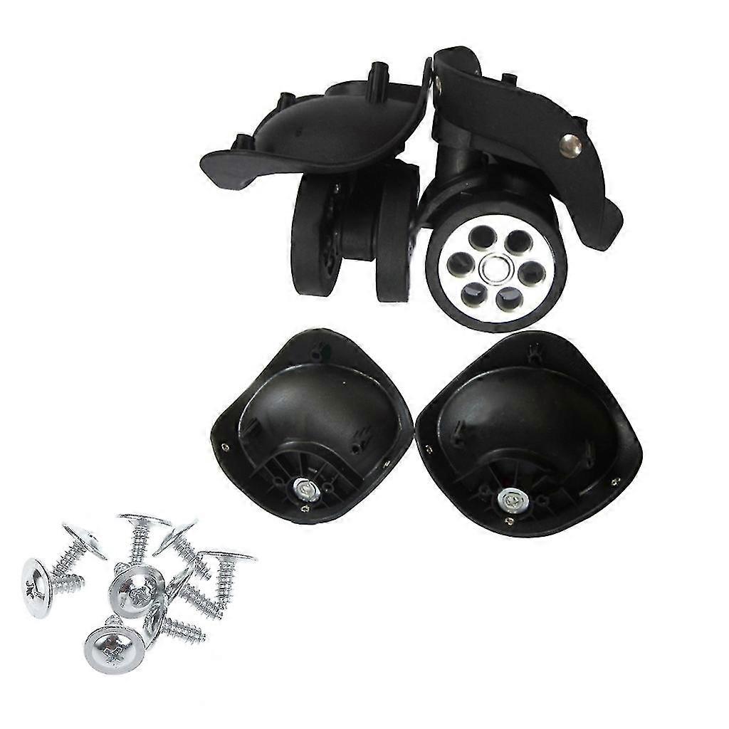 2pcs A79 Trolley Caster Replacement Suitcase Luggage Box Wheels With Screws