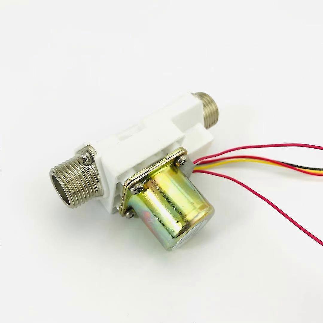 g1/2" nickeled hot water flow valve bsp 100 celsius water turbine meter 12v 1-30l/min flow meter water sensor isentrol