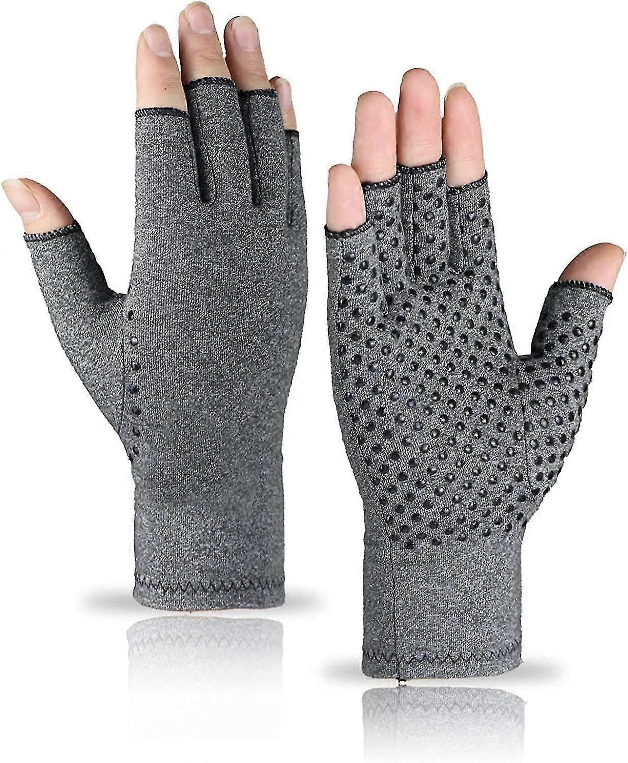 1 Pair Of Arthritis Gloves With Good Grip - Provide Warmth And Compression To Help Increase Circulation, Reduce Pain And Promote Healing (size M) Baob