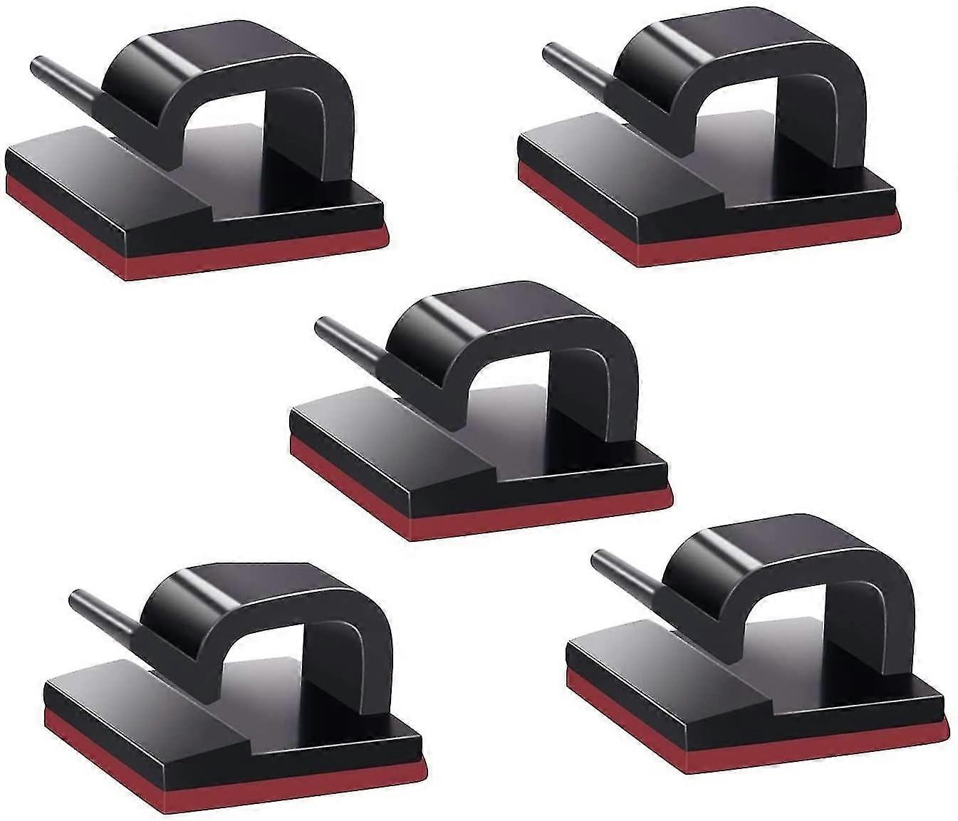 100pcs Self Adhesive Cable Management Clips, Cable Organizers Sticky Wire Clips