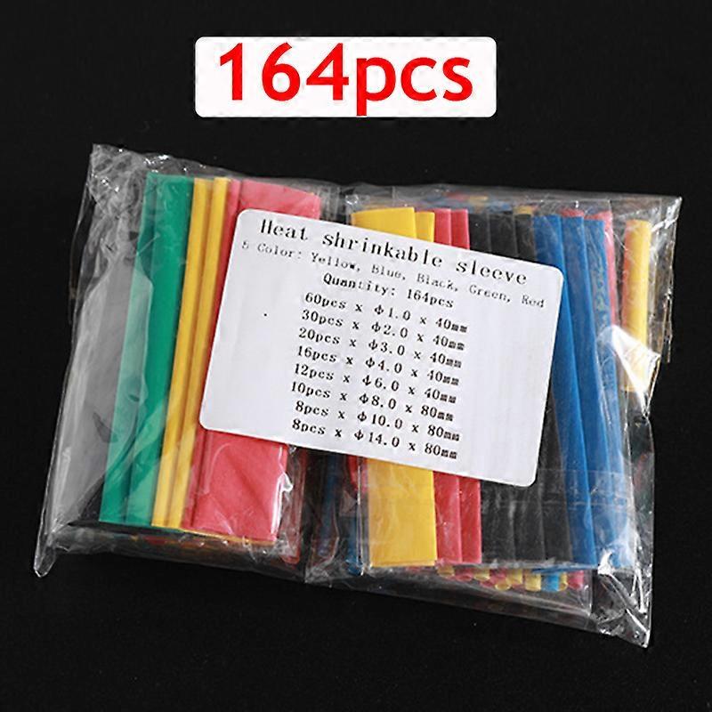 164pcs/530pcs Heat Car power connector Shrink Tubing Tube Wire Insulation Sleeving Kit Electrical Shrinkable Cable Wrap Set Assorted Polyolefin
