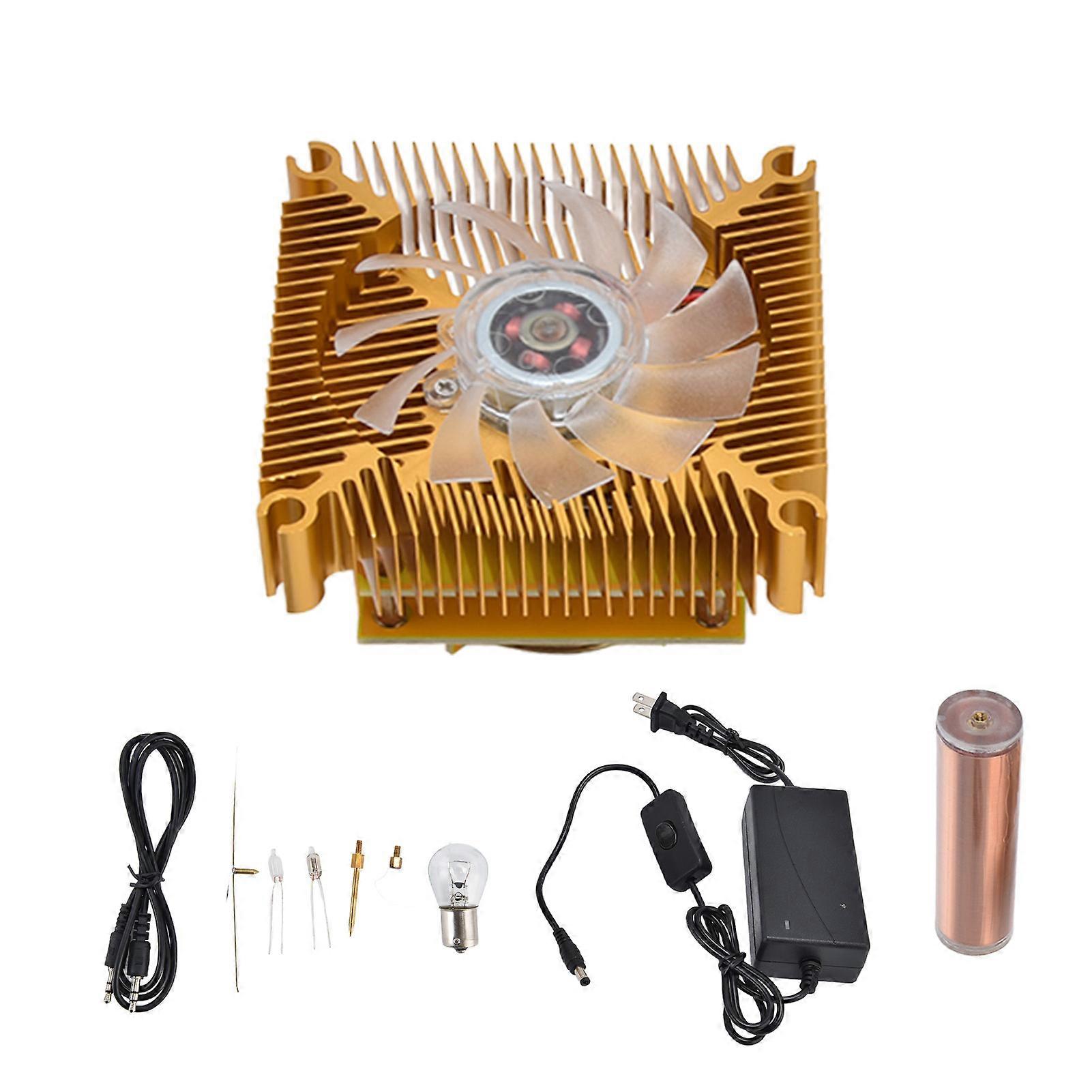 Plasma Coil Base Loudspeaker Model Desktop Toy Gift for Tesla US Plug 100?240VDC