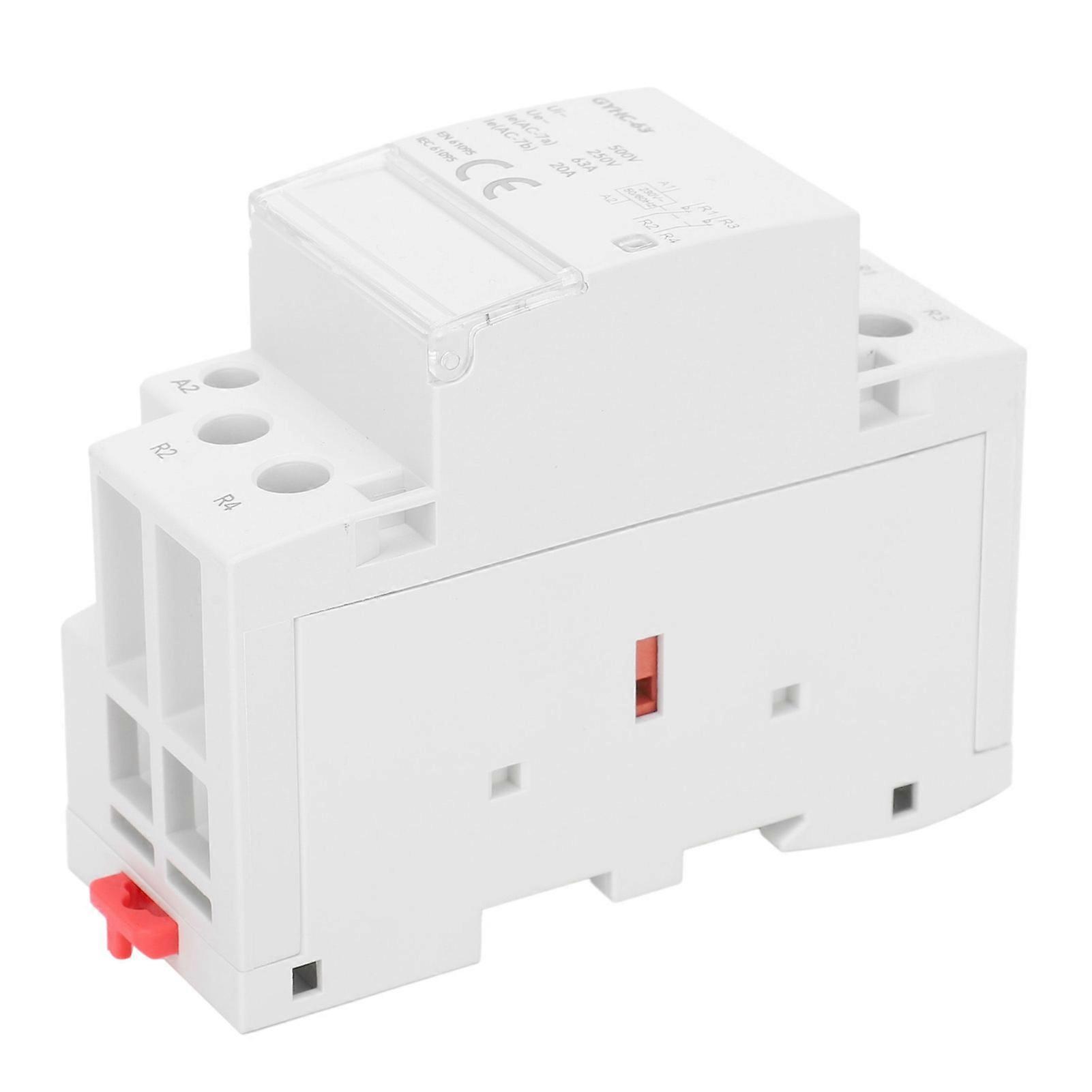 Modular Contactor Portable Electronic Component Module Replacement GYHC-63 2NC 50Hz 2P