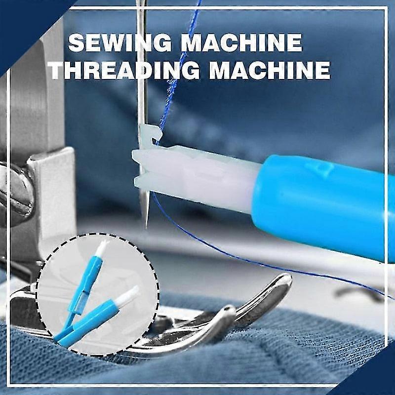Diy sewing needle threader hand machine automatic insertion sewing thread device for elderly housewife tool sewing accessories