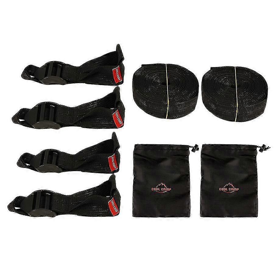 coolcamp trekking pole tent fixing straps compatible with hiking camping