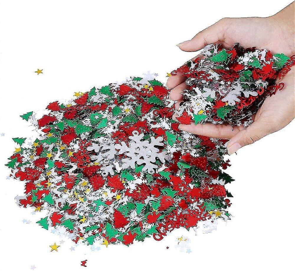 2pcs christmas confetti table confetti decoration snowflake