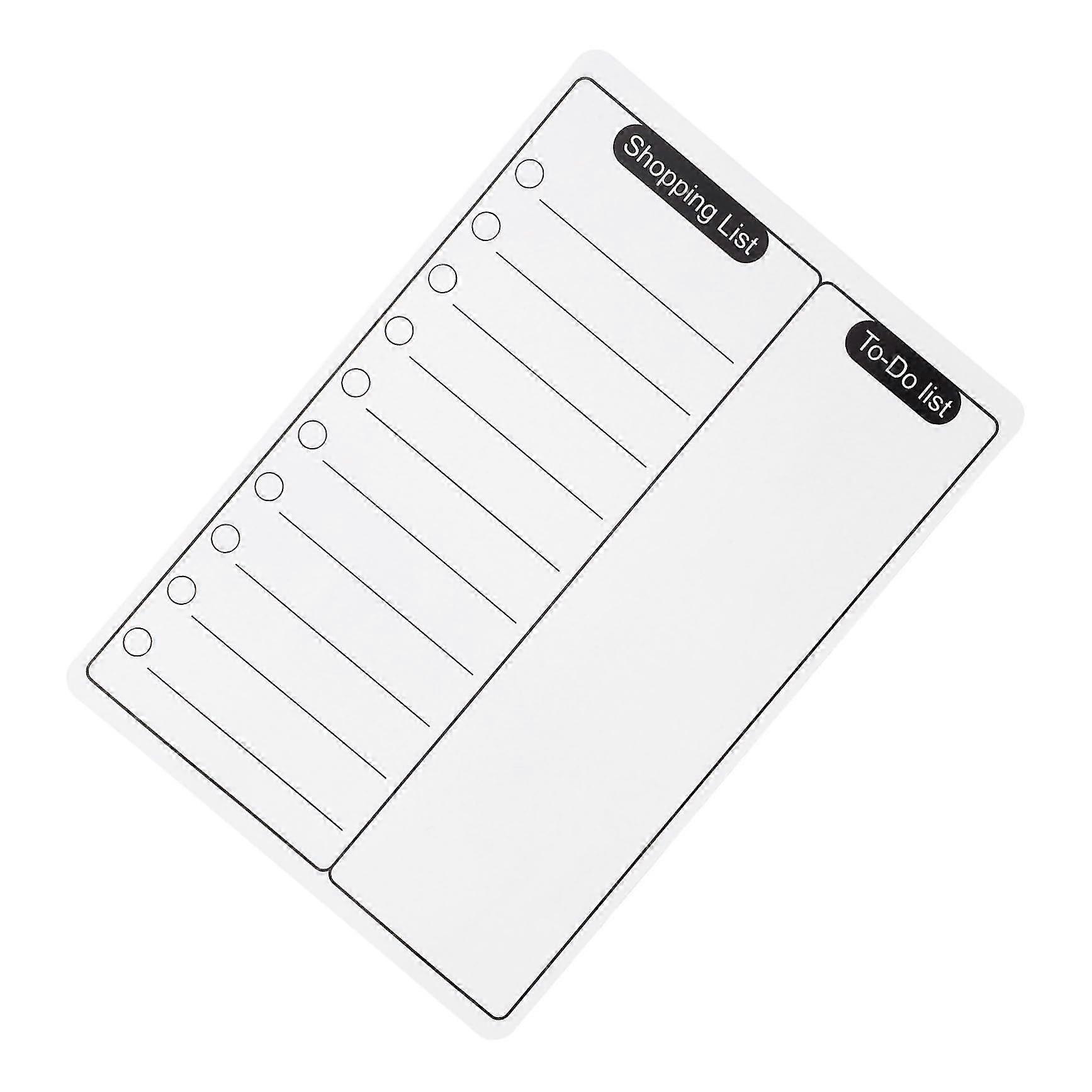 Message Board Magnetic Note Pad for Fridge Erasable Note Board Writable Board Whiteboard  A5