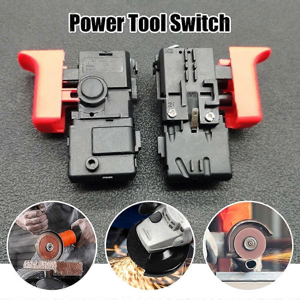 Miniature Power Tool Switch Speed Control Trigger Button for Angle Grinder Electric Hammer Impact Drill Equipment Accessories