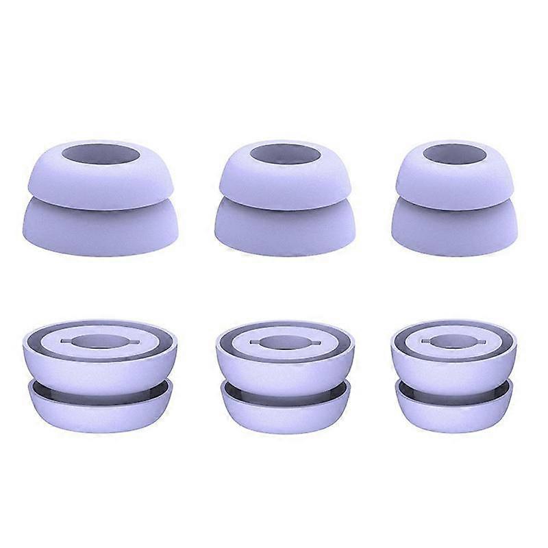 3 Pair Silicone Earbuds Anti-Slip Anti-Lost Comfortable Ear Caps for Galaxy Buds Pro Headphones (Pu