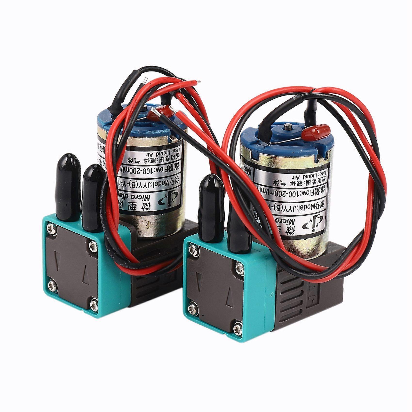 2Pcs/Lot JYY Small Ink Pump for Galaxy Wit Color Human Solvent Plotter Printer 3W 24V100-200Ml Micr