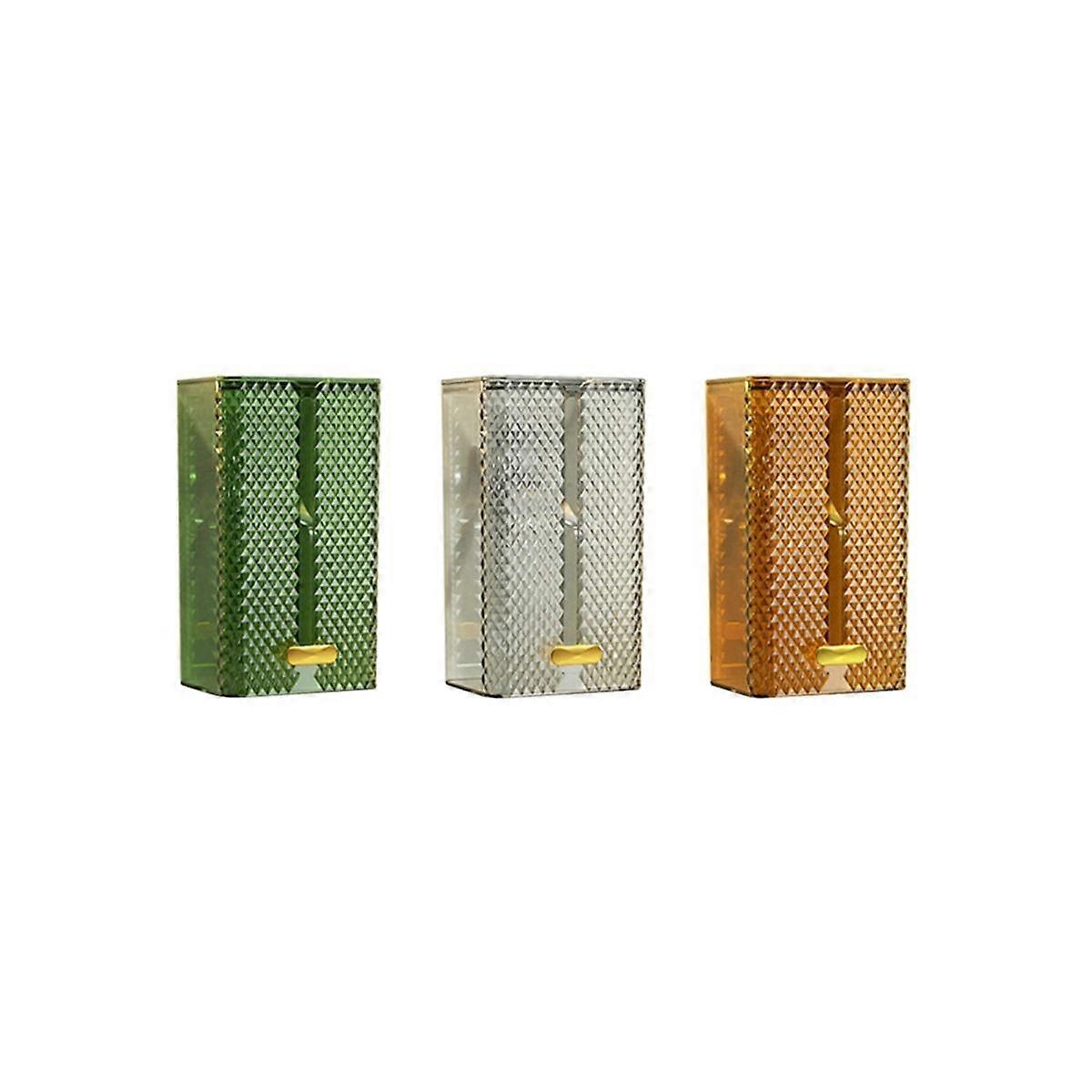 3Pcs Convenient Bathroom Decor Adhesive Wall Mounted Napkin Organizer Paper Holder Paper Towel Tiss