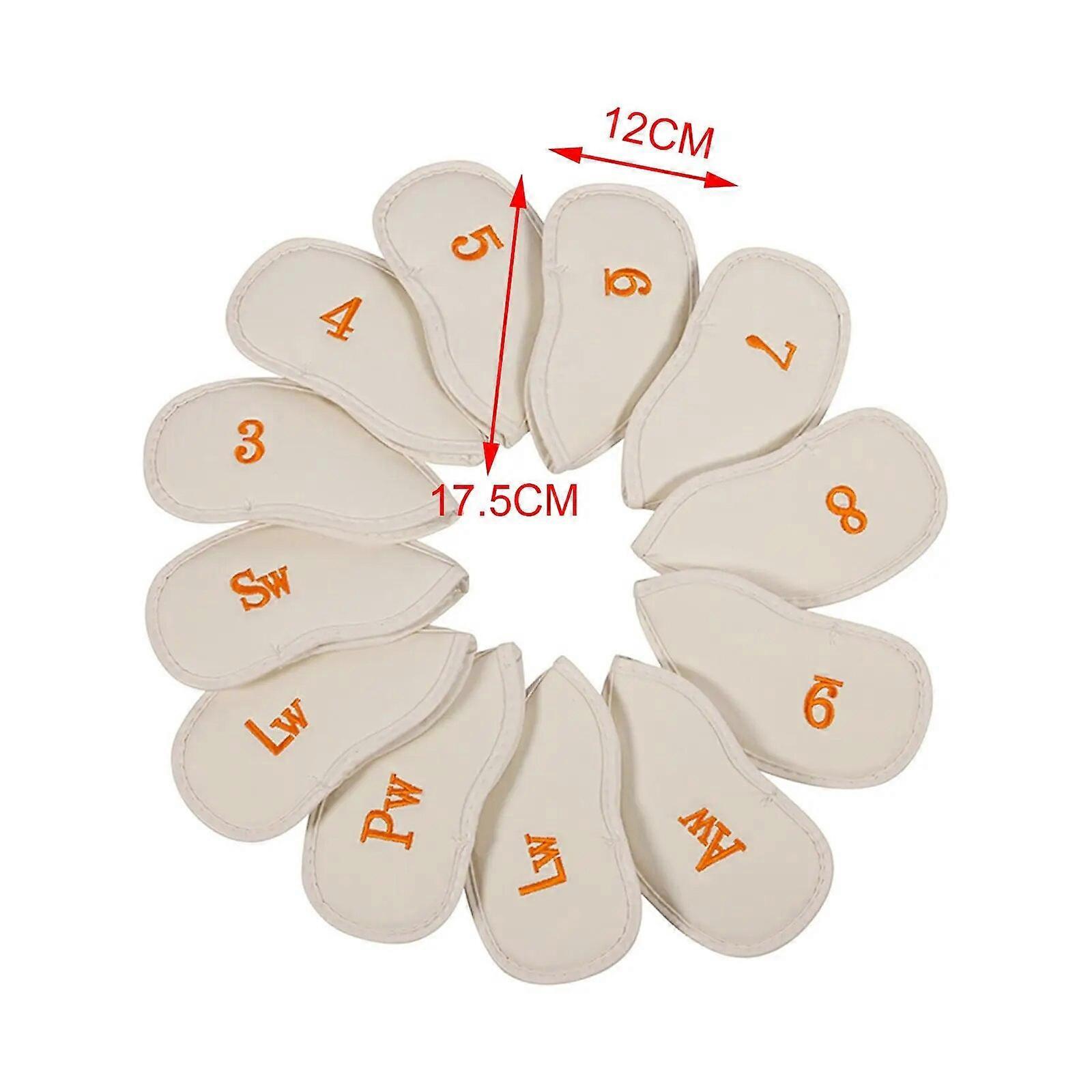 Iron Club כיסוי ראש מגן פוטר עמיד למים תג מספר מגן צבעוני ציוד אימון גולף מגהץ פוטר כיסוי ראש