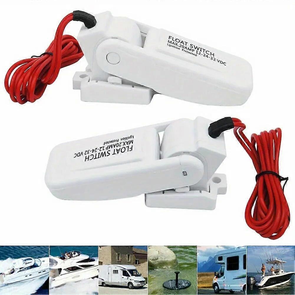 12-24-32V Bilge Pump Automatic Electric Water Pump Boat Marine Float Switch Water Level Controller Flow Sensor Switch
