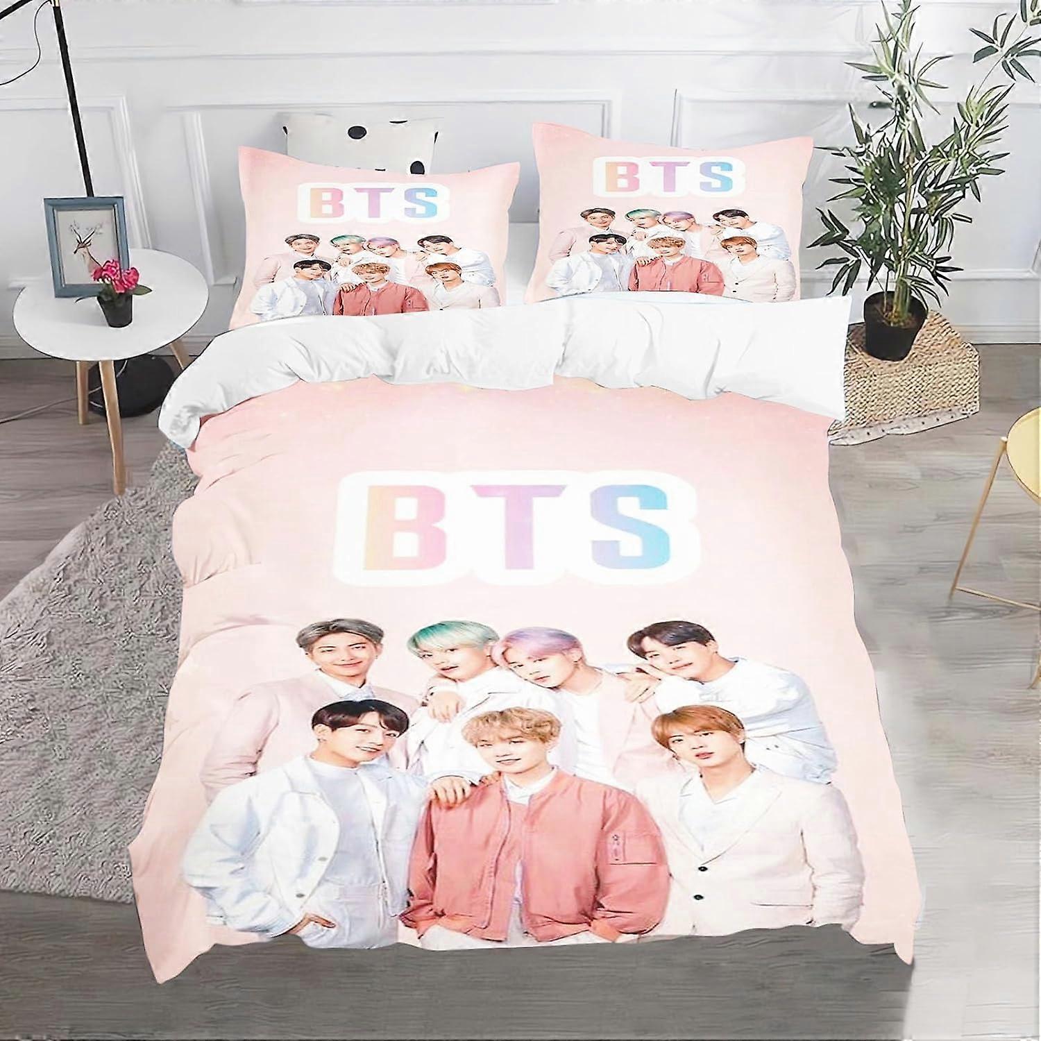 BTS Bangtan Boys Bedding Set, for Teenagers, BTS Bangtan Boys, 3D