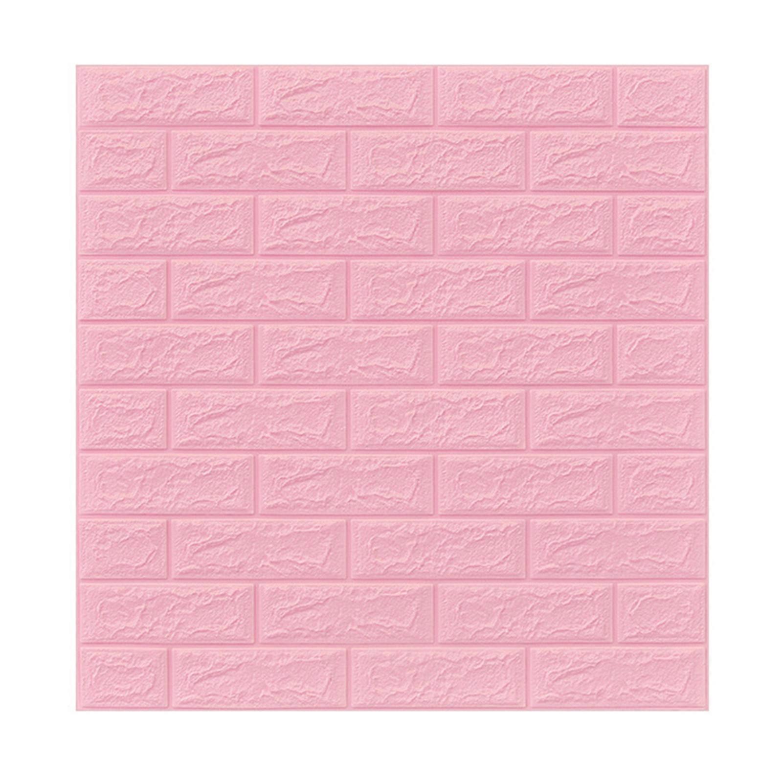 Self-Adhesive Wall Panel Stone Effect Brick Pattern 3D Foam Waterproof Wallpaper