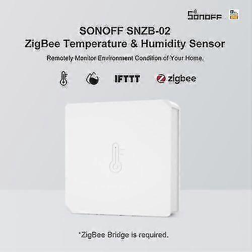 Sonoff Zigbee Smart Switch Snzb-02 Home Temperature & Humidity Sensor 3pcs