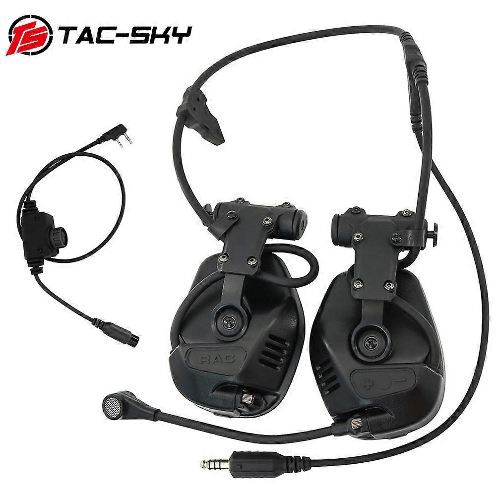 Redkid TAC-SKY Tactical RAC Communication Headset Pickup Noise Canceling Tactical Headset with Tacti