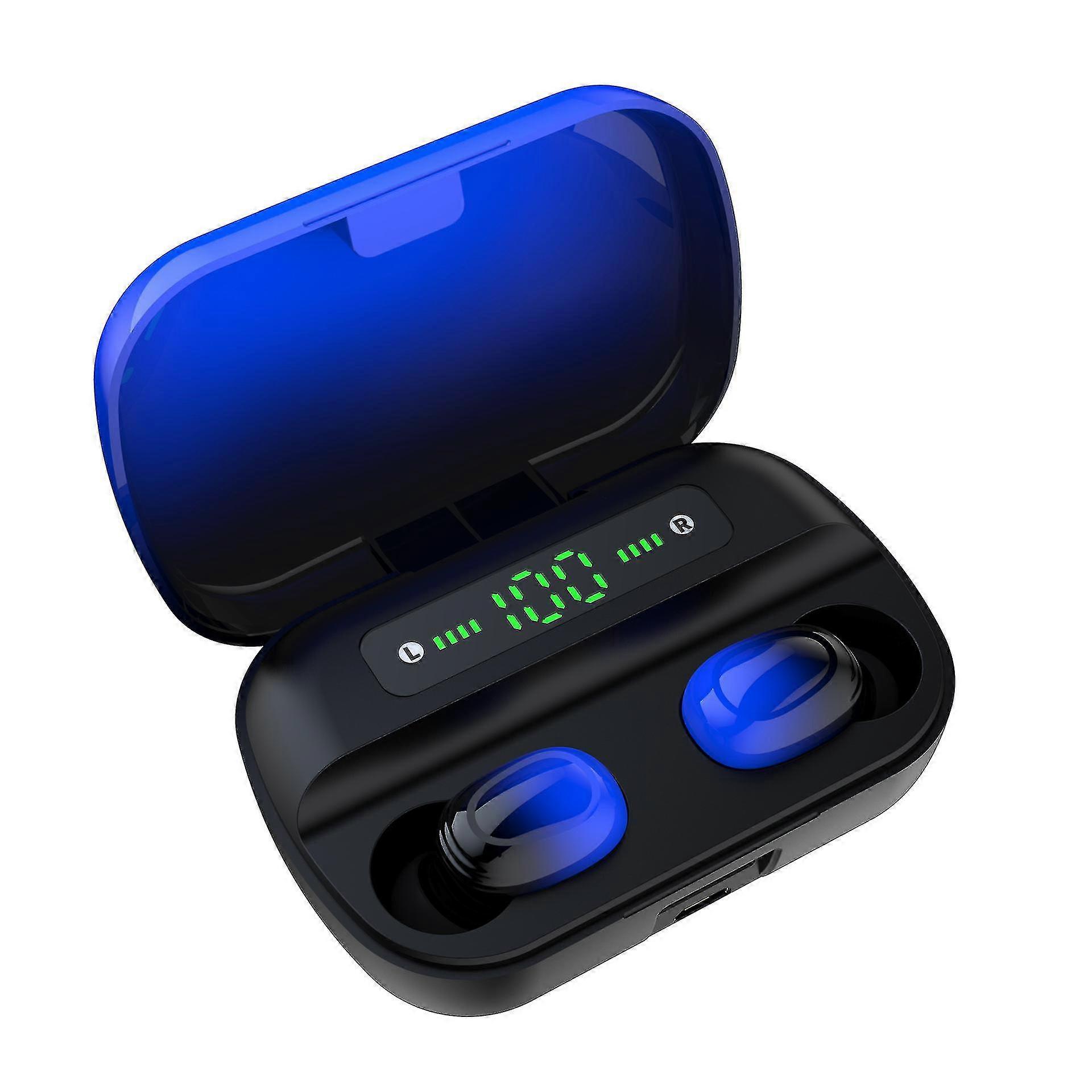 Fones de ouvido sem fio Mini Bluetooth Sport Earphone Led Display in Ear Headset