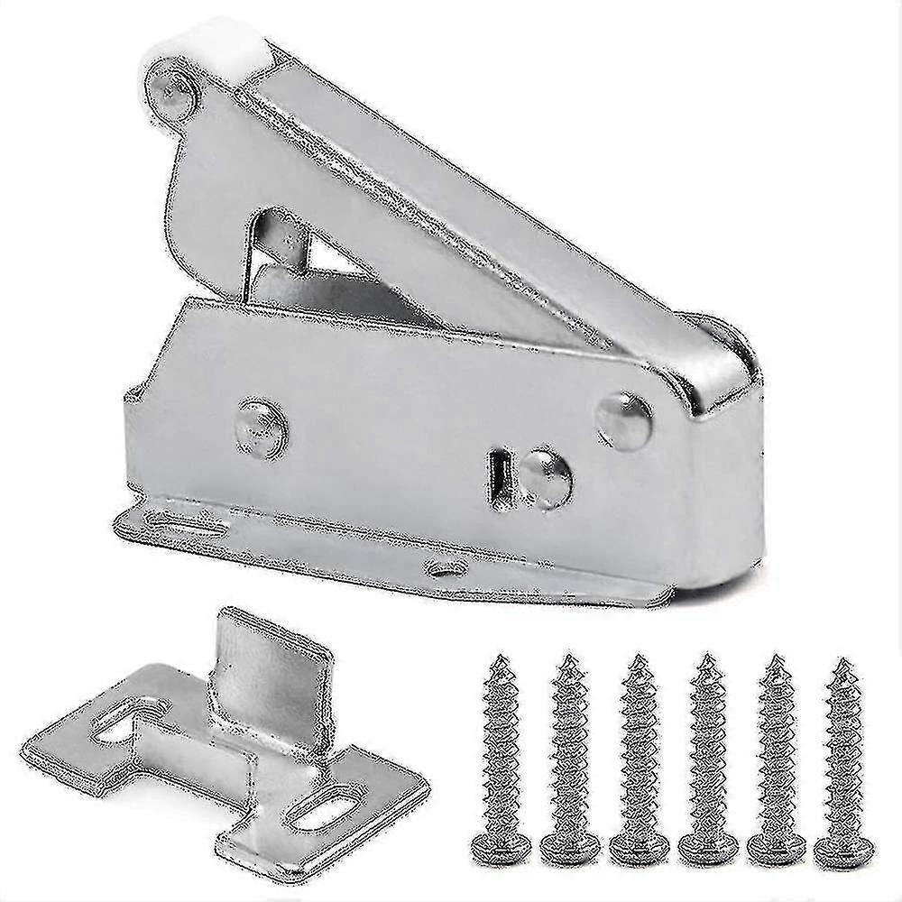 Quick Automatic Spring Latch - Cold Rolled Steel For Closet Doors And Attic Hatches