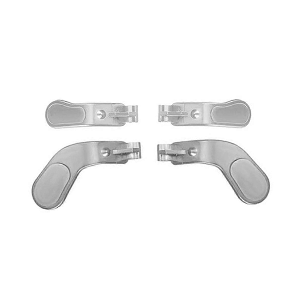 Metal Electroplating Paddles 4 in 1 Wireless Controller Paddle Kit for One Elite Series 1/2 Controller Silver
