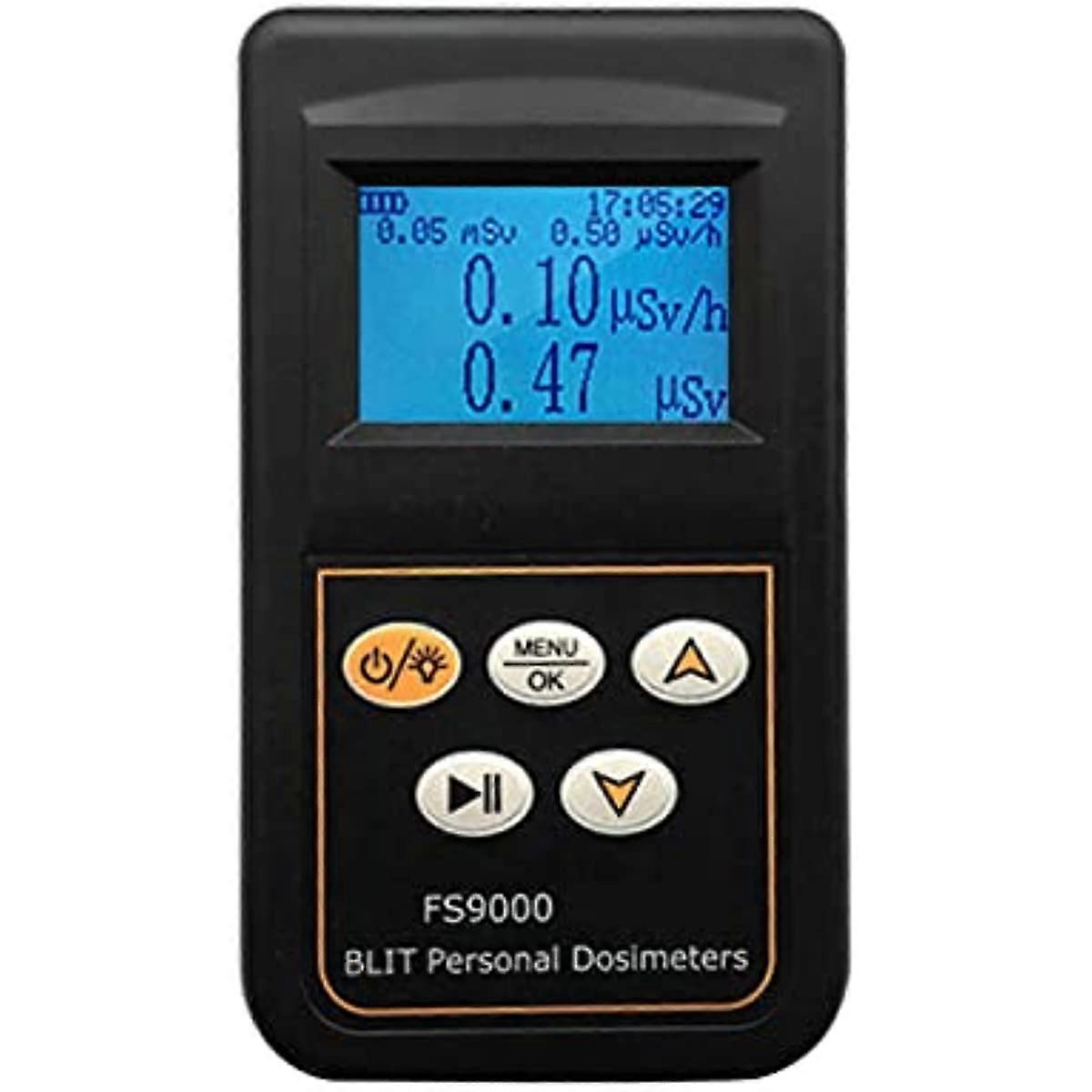 Radiation tester digital dose alarm with backlight X5hard Beam the current and cumulative DER display geiger counter dosimeter monitor for detecti