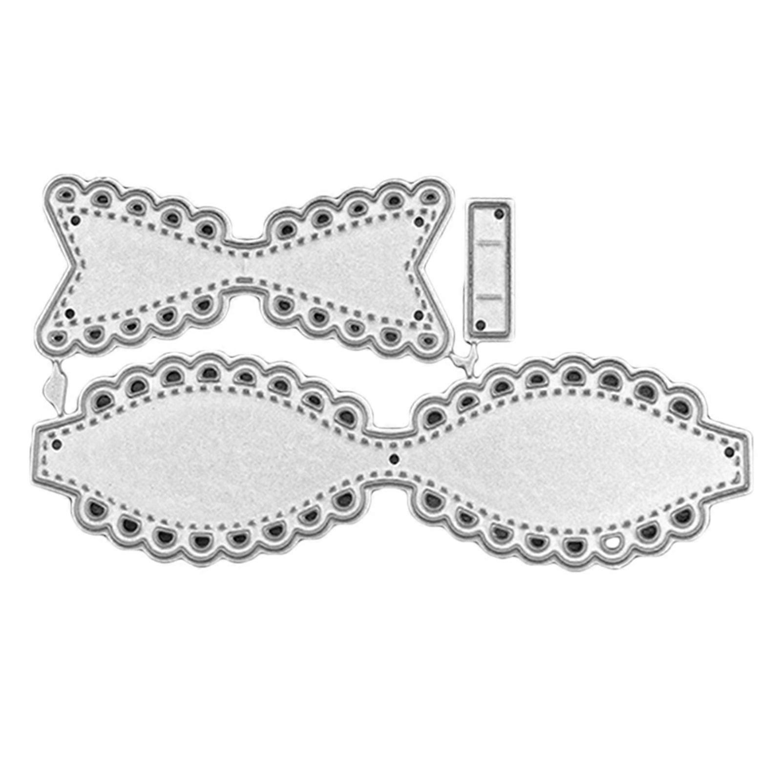 1 Set Cutting Dies Bowknot Design Reusable Carbon Steel DIY Card Decoration Stencil Mold for Album