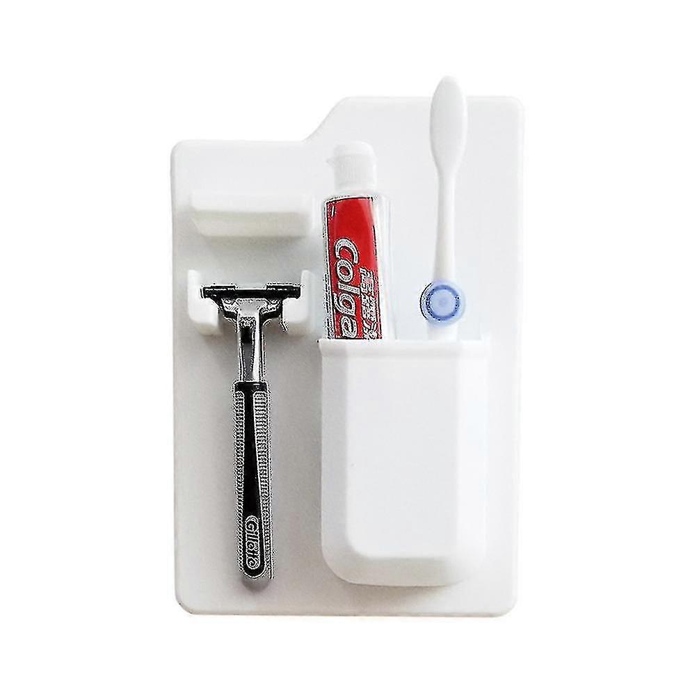 Wall-mounted Toothbrush Rack, Brushes Holder Self-adhesive Rack