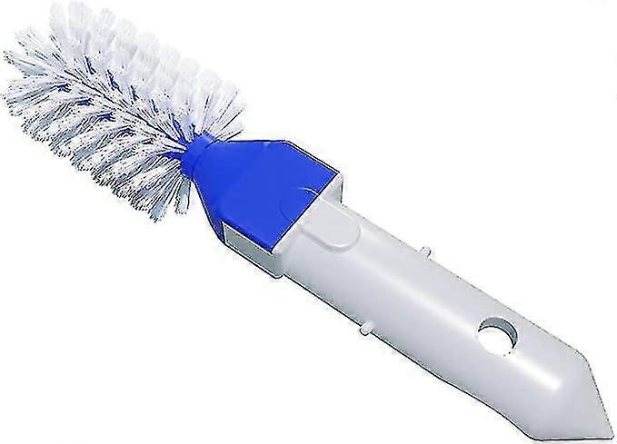 Pool Cleaning Brush Handheld Pool Brush Corner Step 1 Piece Blue