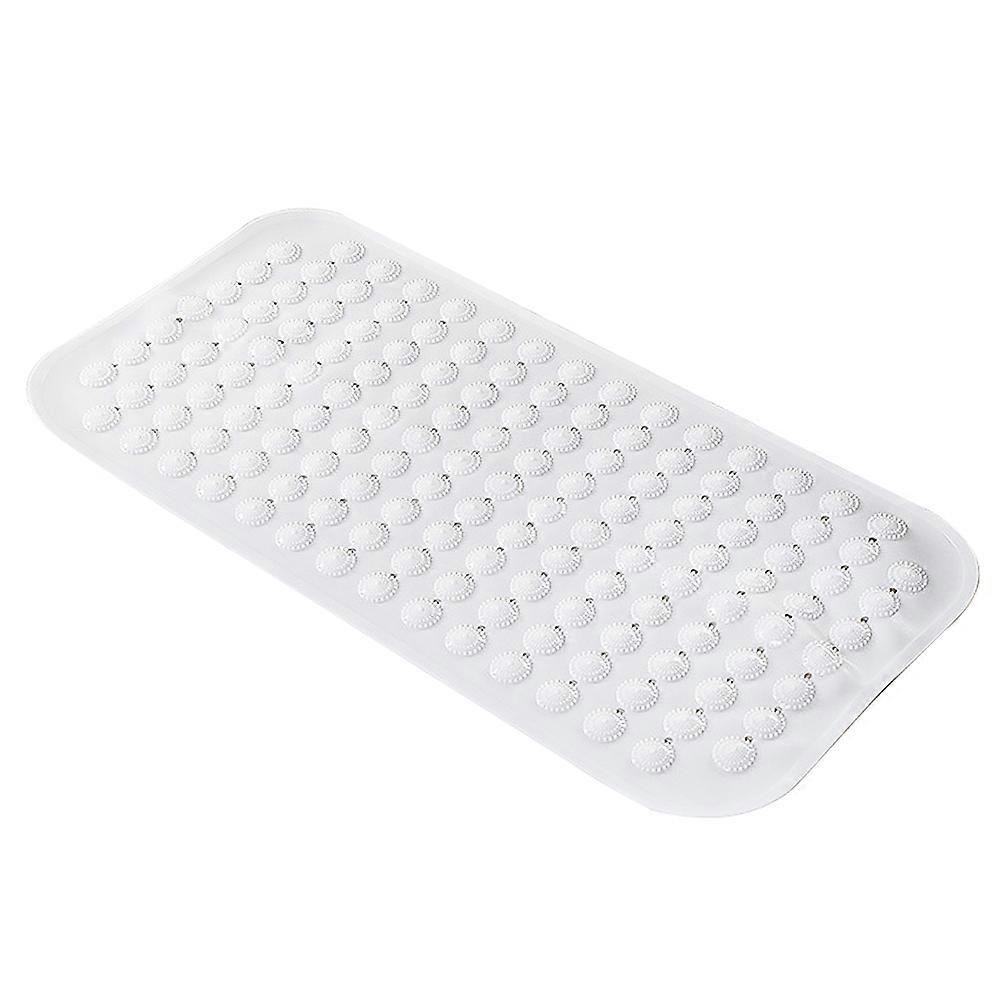 Solid Color Bathroom Bath Tub Shower PVC Suction Cup Anti-slip Foot Mat Pad KAESI