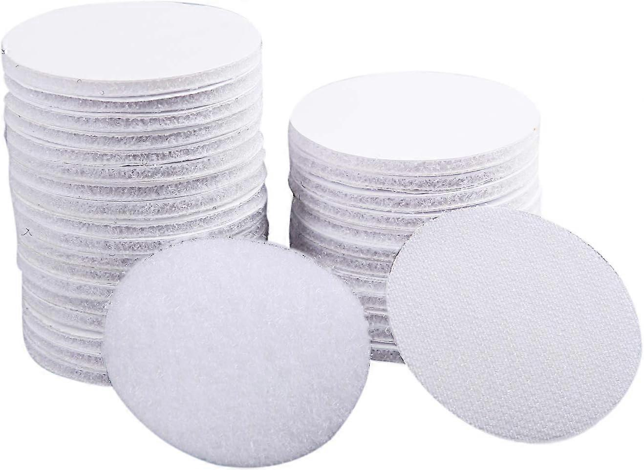 Hook & Loop Tape 180 PCS Double Sided Hook & Loop Adhesive Dots Sticky Back Parts Self Adhesive Fastener Locking Tape for Sofa Cushions, Rugs, Carpet 