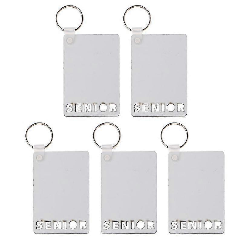5 Mdf Sublimation Blank Keychains Heat Transfer Diy Blank Keychain