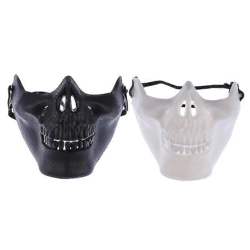 2pcs Halloween Skeleton Mask For Halloween Decor
