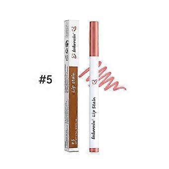Langlebiger Lip Tint Pen mit 6 Farben zur Auswahl Sweatproof Matte Non-Stick Cup Lip Liner Pen 1,7 ml