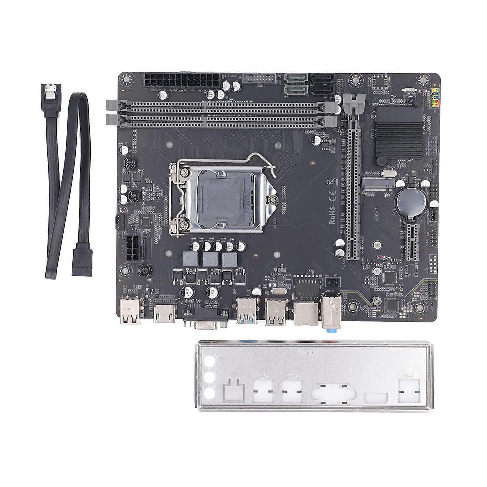 Carte mère d'ordinateur H81M CPU LGA1150 double canal mémoire DDR3 USB3.0 SATA M.2 carte mère de jeu carte mère d'ordinateur
