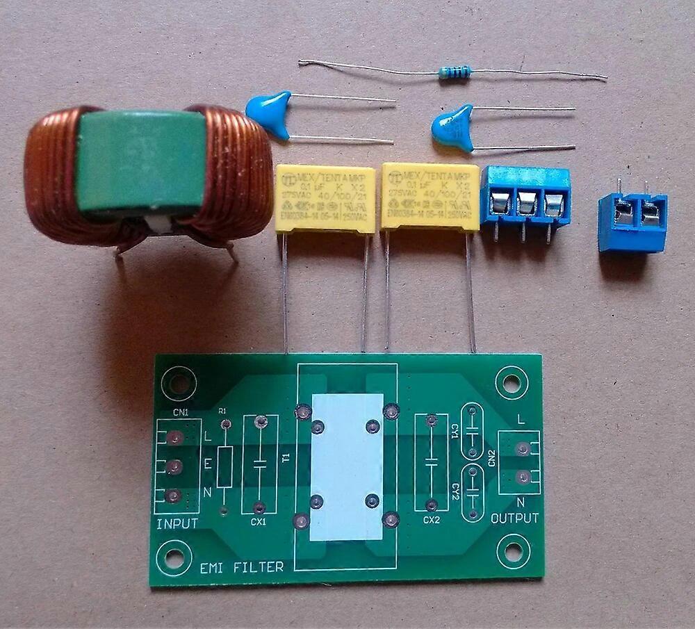DYKB 3A 10A EMI Filter DC/ AC EMI Power Filter Noise Impurity Purifier Filtering 110V 220V 12V 24V F/ Audio POWER Amplifier A