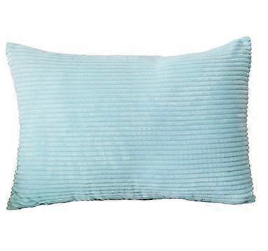 Throw Pillow Cover with Stripe Pattern, Set of 2, Corduroy Cushion Covers, Soft Solid Pillow Cases for Bedroom Couch Sofa