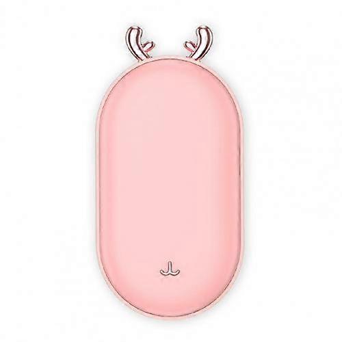 Durable Useful Aluminum Alloy Heater Battery Pocket Warmer Portable USB Hand Warmer Cute for Cycling