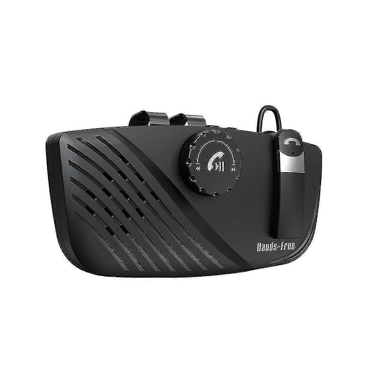 Car Bluetooth 5.0 Transmitter Receiver Wireless Visor Handsfree Speakerphone Car Kit With Audio Adp Hy