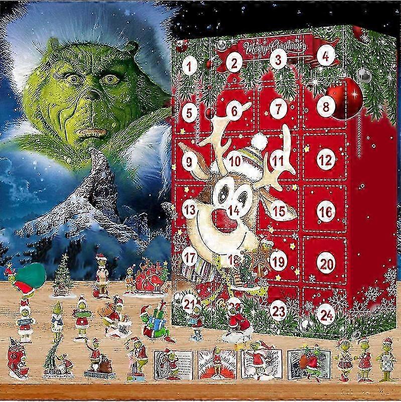 Christmas 24 Days Countdown Advent Calendar Elf Advent Calendar Grinch Advent Calendar Toy  Kids Gifts