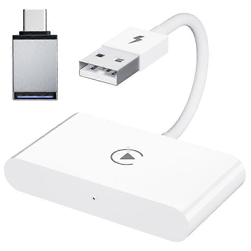 Wireless CarPlay Adapter For IPhone Apple Wireless Carplay Dongle Plug And Play 5GHz WiFi Online Update Auto Car Adapter